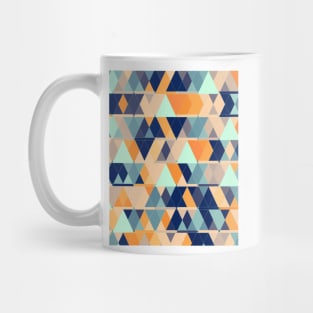 Checkered pattern, tribal geometric texture bringing spring mood Mug